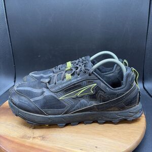 Altra Lone Peak 4 Women Size 10.5 Trail Running Shoes Black Hiking Sneaker